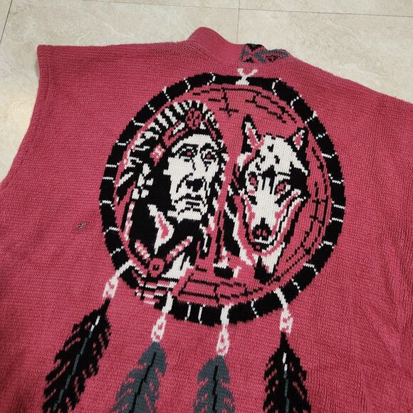 Tejidos Ruminahui Mens XL? Native American Indian Tribal Sweater Vest READ - Picture 10 of 11